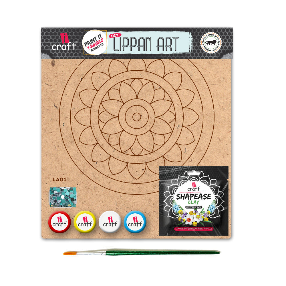 iCraft Lippan Art Kit LA 01 - Traditional Mirror Art Set iCraft